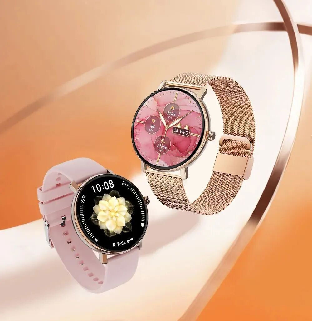 Wiwu SW07 Smartwatch with Heart Rate Monitor Gold view 8