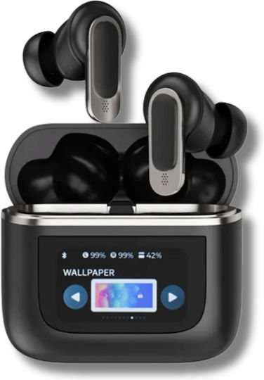 In-ear Bluetooth Handsfree Earphones with Sweat Resistance and Charging Case Black