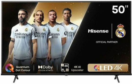 Hisense Smart Television 50" 4K UHD QLED 50E7NQ HDR (2024) view 4