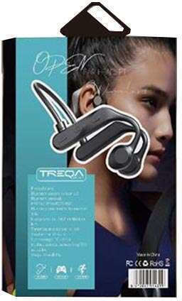 Treqa BT-30 Bone Conduction Bluetooth Handsfree Earphones Black view 2