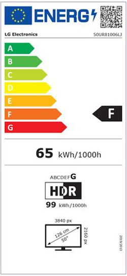 LG Smart Television 50" 4K UHD LED 50UR81006LJ HDR (2023) view 4
