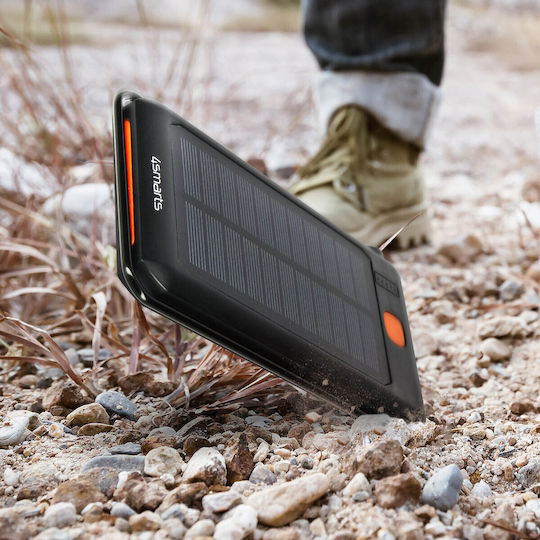 4Smarts Titanpack Flex Solar Power Bank 10000mAh with USB-A Port and USB-C Port Power Delivery / Quick Charge 3.0 Black view 5