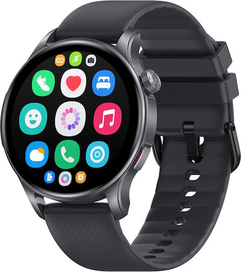 Zeblaze Btalk 3 GPS 45mm Smartwatch with Heart Rate Monitor (Gray) view 1