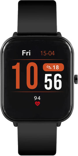 Reflex Active Series 15 Aluminium 36mm Smartwatch with Heart Rate Monitor (Black) view 1