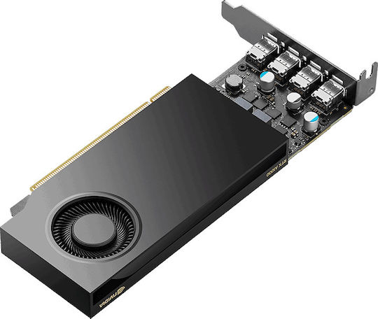 PNY RTX A400 4GB GDDR6 Graphics Card view 1