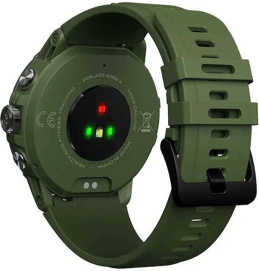 Zeblaze Ares 3 Smartwatch with Heart Rate Monitor (Green) view 6