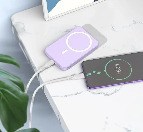 Hoco J109 Power Bank 5000mAh 15W White view 3