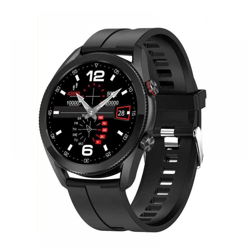 Kingwear L19 Smartwatch with Heart Rate Monitor Black