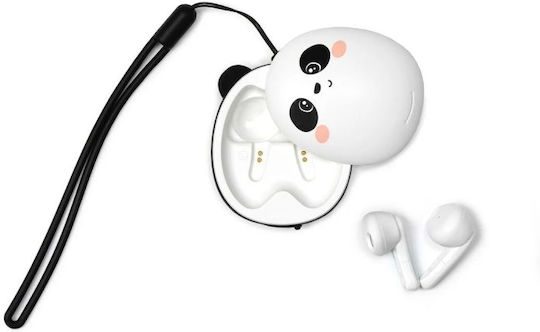 Legami Milano Be Free Earbud Bluetooth Handsfree Headphones With Charging Case Panda view 4