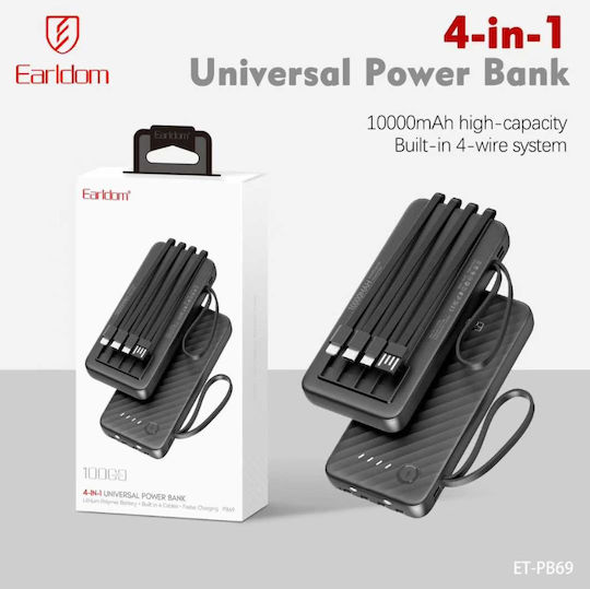 Earldom ET-PB69 Power Bank 10000mAh view 2