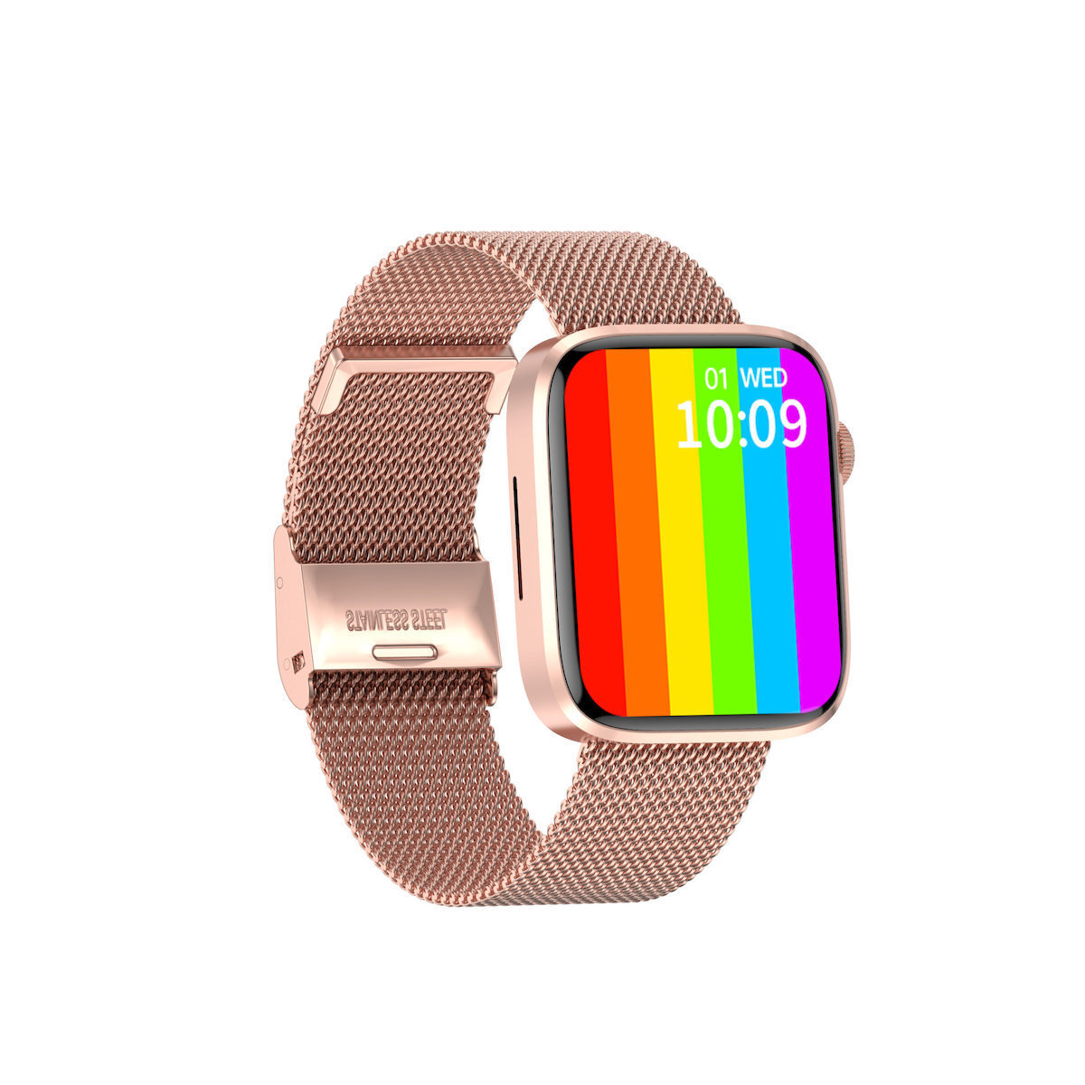 Gamma Fit Aluminium Smartwatch with Heart Rate Monitor (Gold) view 3