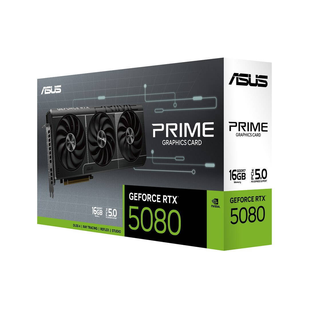 Asus GeForce RTX 5080 16GB GDDR7 Prime Graphics Card 90YV0LX1-M0NA00 view 2