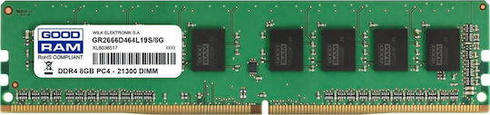 GoodRAM DDR4 with Module 1x8GB and Speed 2666 for Desktop GR2666D464L19S/8G vista 2
