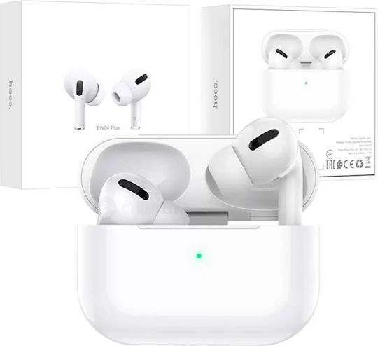 Hoco EW04 Plus In-ear Bluetooth Handsfree Earphones with Charging Case White view 2