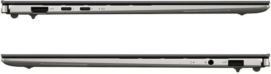 Asus ZenBook S 13 OLED (UX5304MA-OLED-NQ044X) 13.3" (Ultra 7-155U/16GB/1TB SSD/W11 Pro) Basalt Grey (GR Keyboard) vue 3
