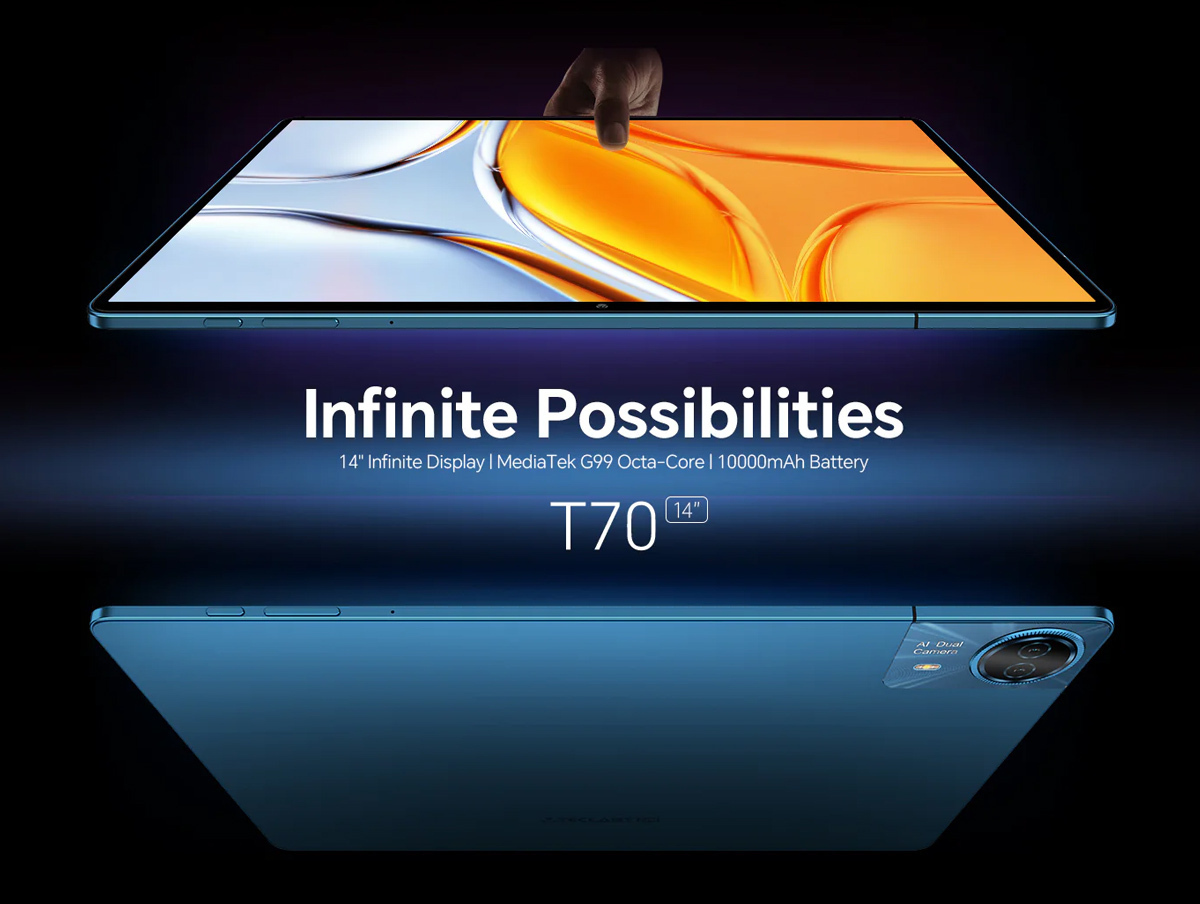 Teclast T70 4G 14Inches Tablet (8GB/256GB) Blue view 2