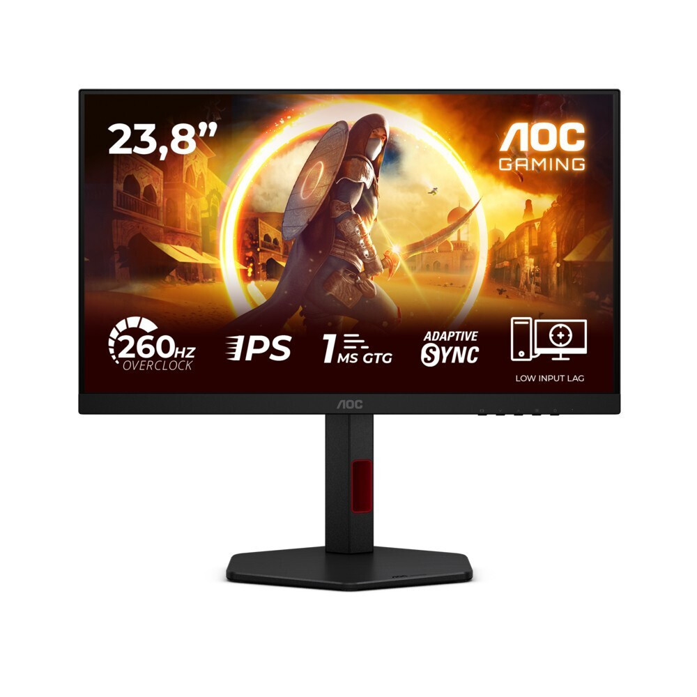 AOC 24G4ZR IPS HDR Gaming Monitor 23.8" FHD 1920x1080 260Hz with 1ms Response Time GTG