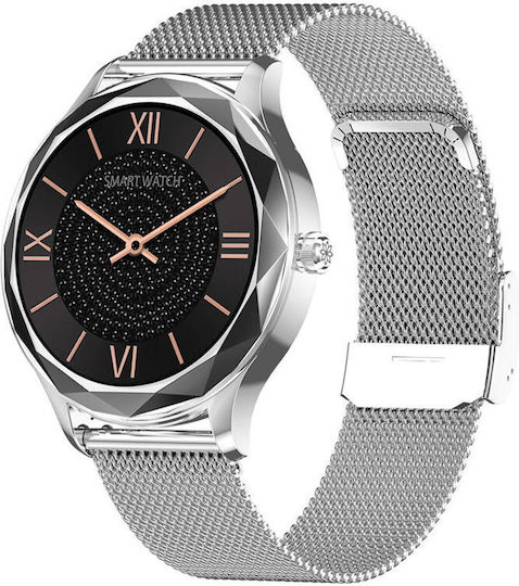 Pacific 27-1 50mm Smartwatch with Heart Rate Monitor (Silver) view 1