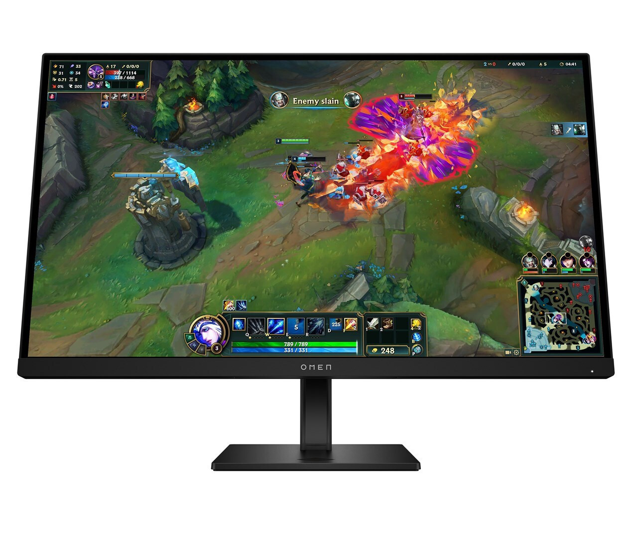 HP OMEN 27q G2 IPS HDR Gaming Monitor 27" QHD 2560x1440 180Hz with Response Time 1ms GTG view 1