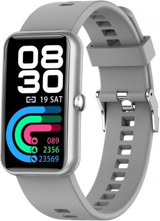 Trevi T-Fit 210 Slim Smartwatch with Heart Rate Monitor (Silver)