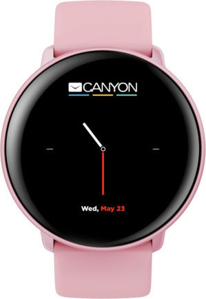 Canyon Marzipan Aluminium 41mm Smartwatch with Heart Rate Monitor (Pink) view 2