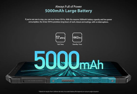 Ulefone Armor X9 Pro Dual SIM (4GB/64GB) Black view 8