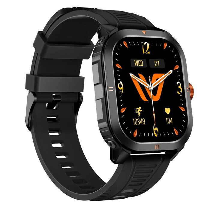 Weofly Pioneer 46mm Smartwatch with Heart Rate Monitor (Black) view 2