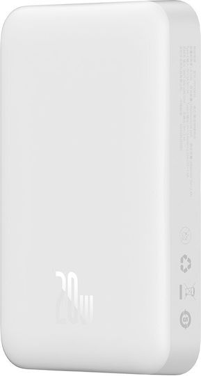Baseus Magnetic Mini Power Bank 10000mAh 20W with USB-C Port White view 6