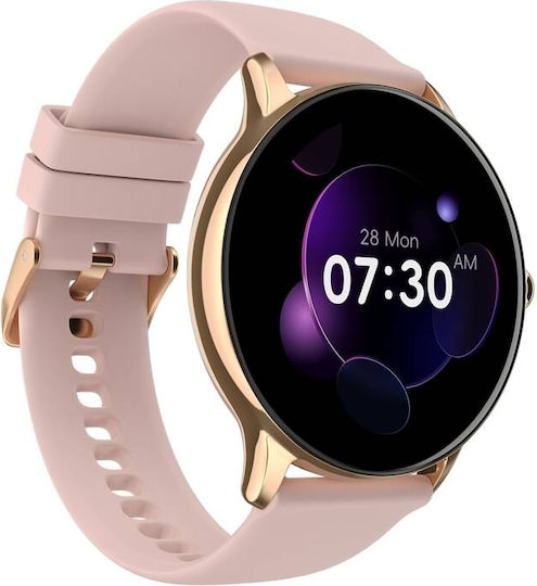Noise Twist Go Smartwatch with Heart Rate Monitor (Pink) view 2