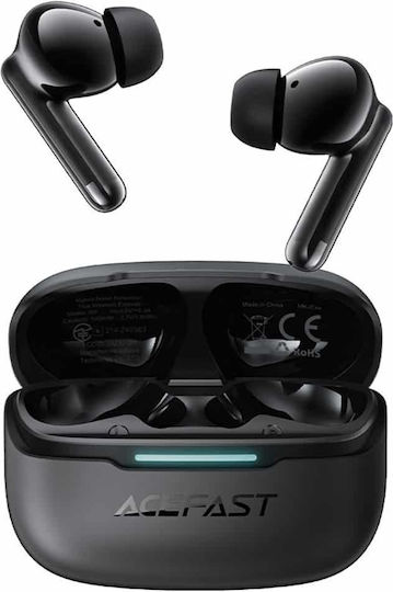 Acefast W5 In-ear Bluetooth Handsfree Earphones with Sweat Resistance and Charging Case Black