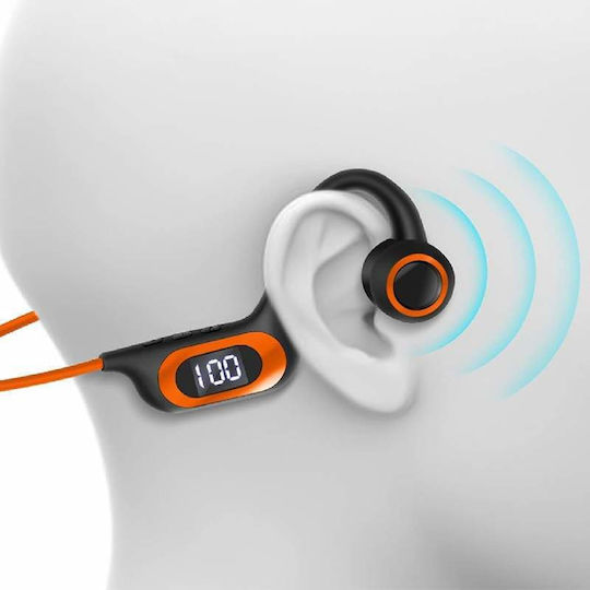 Bone Conduction Bluetooth Handsfree Earphones with Sweat Resistance MicroUSB Card Support 6D Surround view 3