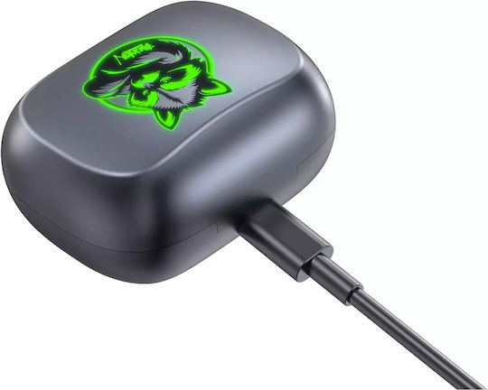 Buxton BTW8200 Raccoon In-ear Bluetooth Handsfree Earphones with Sweat Resistance and Charging Case Black view 9