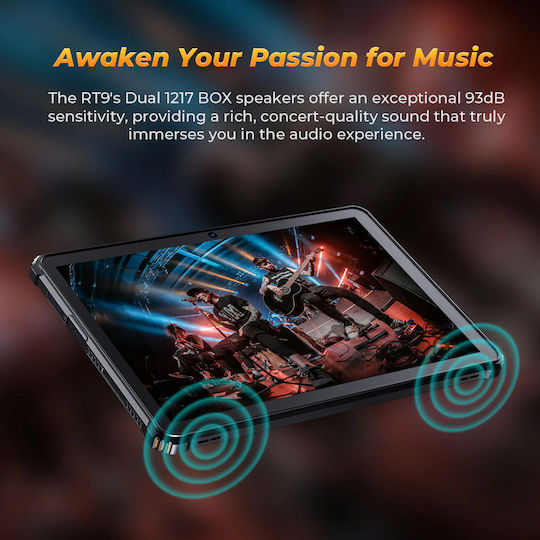 Oukitel RT9 4G 10.1" Tablet (6GB/256GB) Black view 7