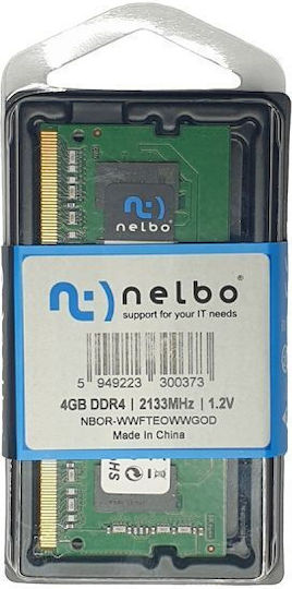 Nelbo DDR4 with Module 1x4GB and Speed 2133 for Laptop D2WC23MBM