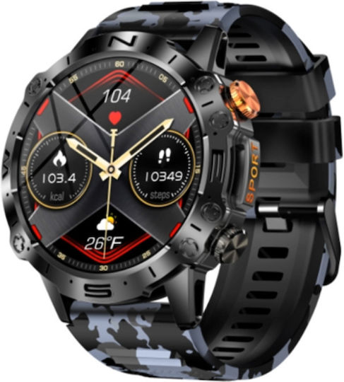 TKY-K59 Smartwatch with Heart Rate Monitor (Gray)