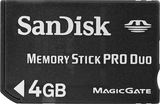 Sandisk Memory Stick PRO Duo 4GB Class 10 view 1