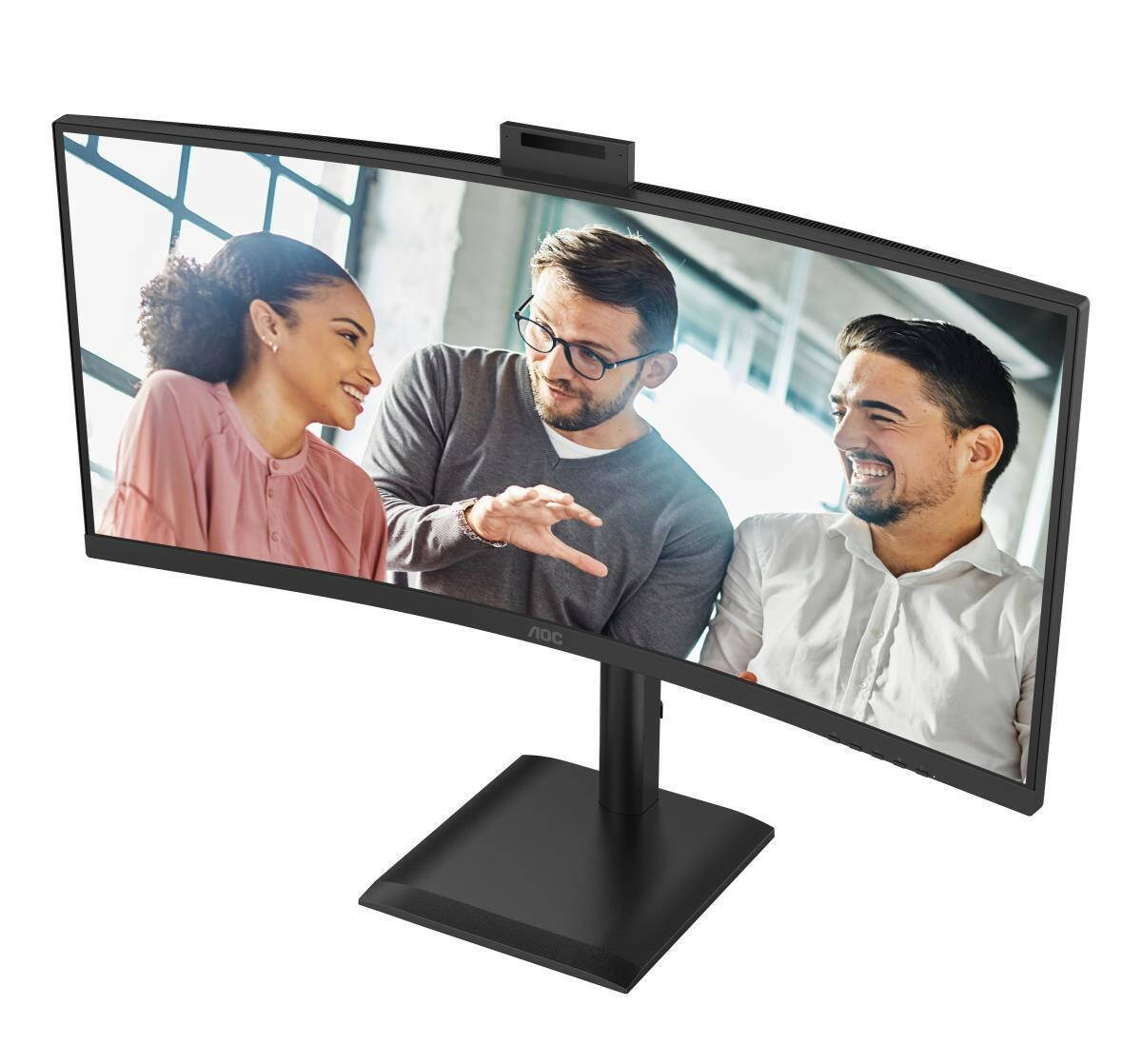 AOC CU34E4CW Ultrawide VA HDR Curved Monitor 34" QHD 3440x1440 with Response Time 4ms GTG view 4