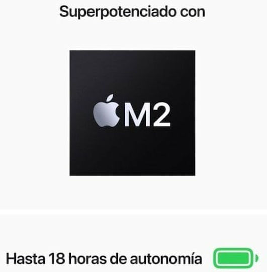 Apple MacBook Air 13.6" (2022) QHD+ (M2-8‑core/16GB/256GB SSD) Midnight (ES Keyboard) view 4
