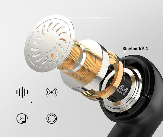 Puqo MD037 In-ear Bluetooth Handsfree Headphones with Sweat Resistance view 5