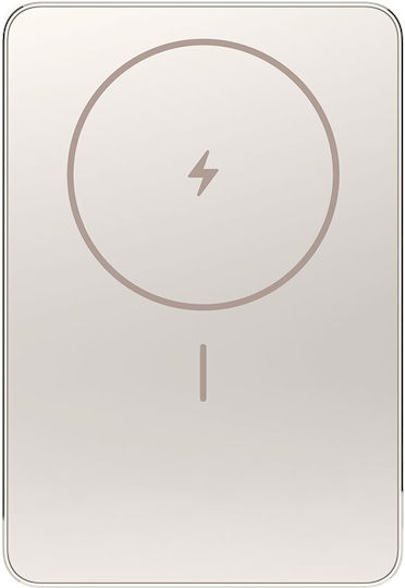 Xiaomi Super Slim Magnetic MagSafe Power Bank 5000mAh 22.5W with USB-C Port Power Delivery / Quick Charge 3.0 Gold view 2