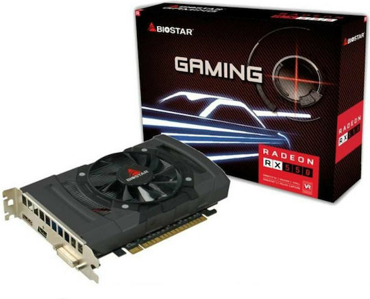Biostar Radeon RX 550 4GB GDDR5 Gaming Graphics Card view 1