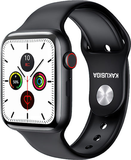 Kaku KSC-765 Smartwatch with Heart Rate Monitor (Black)