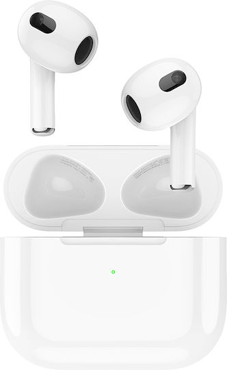 Borofone BW26 Earbud Bluetooth Handsfree Earphones with Charging Case White view 2