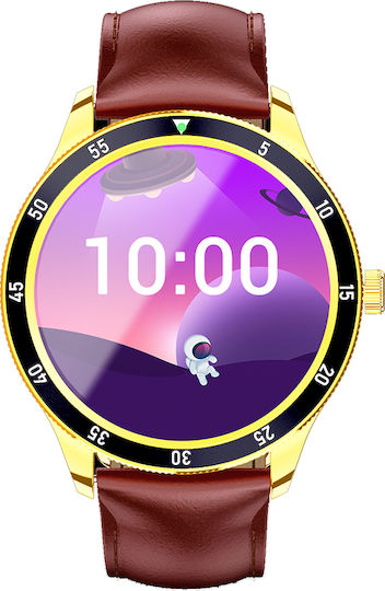 Manta SWT06BP Smartwatch with Heart Rate Monitor (Brown) view 2