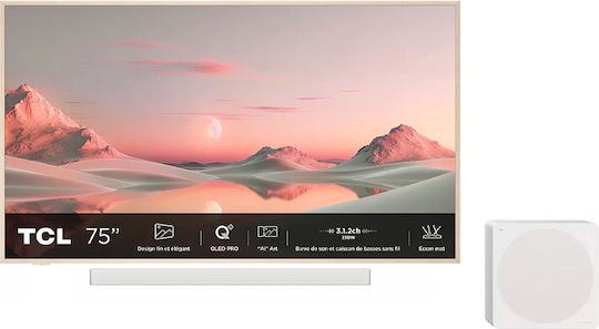 TCL Smart Television 75" 4K UHD QLED 75A300 PRO HDR (2024) view 1