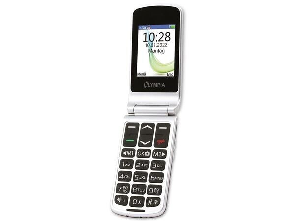 Olympia Style Duo 4G Dual SIM Mobile with Buttons Black view 1