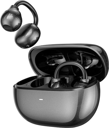 Wiwu Ai301 Open Ear Bluetooth Handsfree Headphones with Sweat Resistance and Charging Case Black