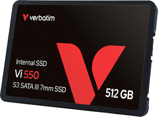 Verbatim Vi550 S3 SSD 512GB Type 2.5'' with SATA III Connection 49352