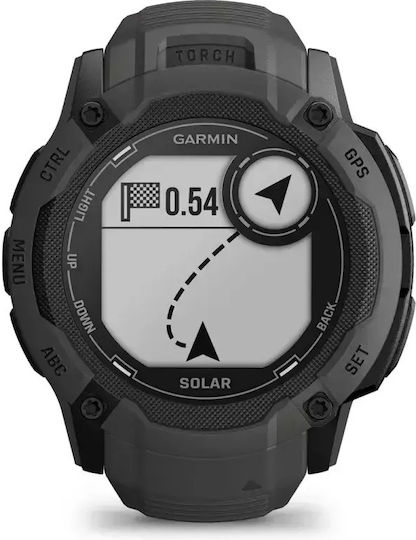 Garmin Instinct 2X Solar 50mm Waterproof Smartwatch with Heart Rate Monitor (Graphite) view 4