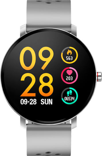 Denver SW-171 45mm Smartwatch with Heart Rate Monitor (Gray) view 2